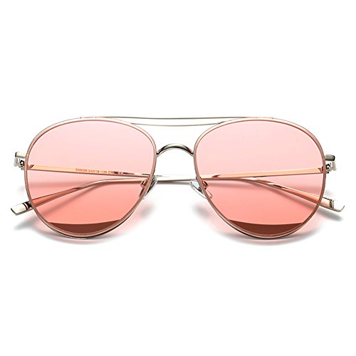 weiwei Sra. Gafas de sol Coche gafas de sol Retro marco de grandes transparente Gafas de rayos uv-E