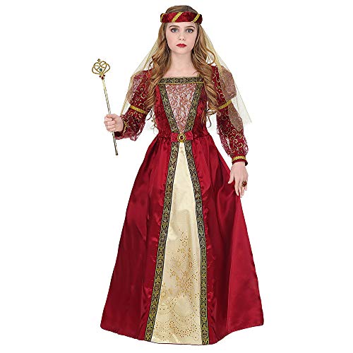 WIDMANN Disfraz de Princesa Medieval Aisa para niña M-(8/10 años)