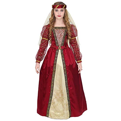 WIDMANN Disfraz de Princesa Medieval Aisa para niña M-(8/10 años)