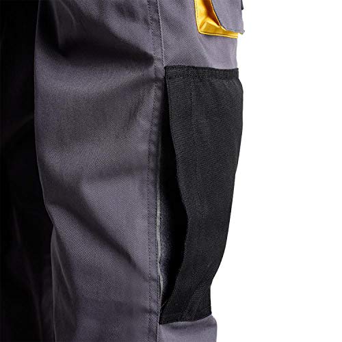 Wolfpack 15017115 - Pantalon de trabajo Gris/Negro, Talla 3XL (58/60)
