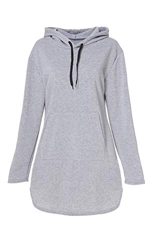 Womes Larga Con Capucha, Sudadera Con Forro Polar Interior Sudor-Suéter Palangre Suéter Suéter Manga Larga De Campanas Para Damas