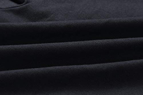 WOZNLOYE Mujer Sexy Cuello en V Profundo Monos Color Sólido Mamelucos Moda Sin Espalda Mono Verano Rompers Larga Pantalones con Bolsillo y Botón