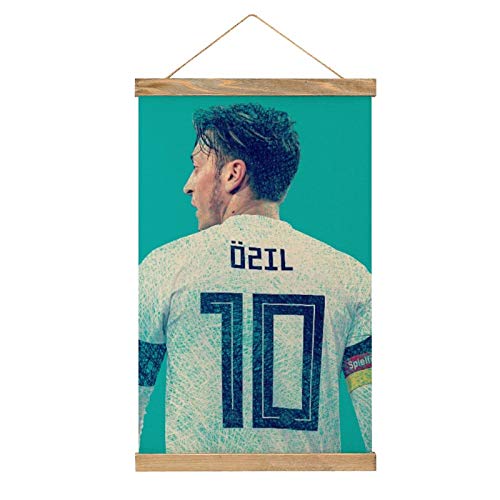 WPQL Mesut Ozil - Póster decorativo para comedor, oficina, bar, gimnasio, talla única