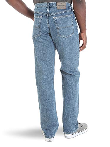 Wrangler Authentics Men's Big & Tall Classic Relaxed Fit Jean,Vintage Stonewash,54x32