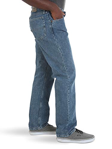 Wrangler Authentics Men's Big & Tall Classic Relaxed Fit Jean,Vintage Stonewash,54x32