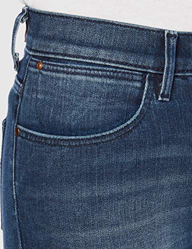 Wrangler High Rise Skinny Jeans, Azul (Vintage Blue 85R), 32W / 32L para Mujer