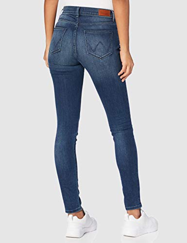 Wrangler High Rise Skinny Jeans, Azul (Vintage Blue 85R), 32W / 32L para Mujer