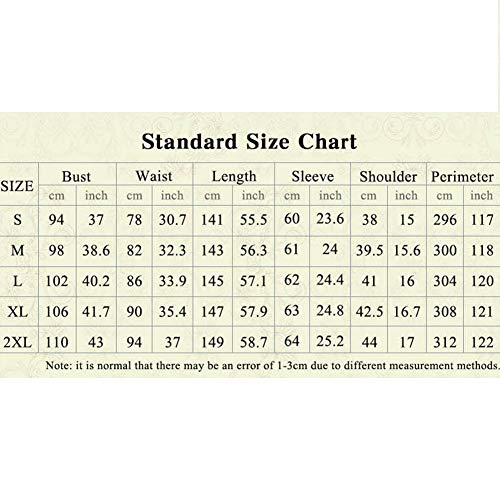 WTZWY Vestido de Cosplay gótico para Mujer Vestido renacentista hasta el Suelo Medieval Celta Vintage, Disfraces de Feria Medieval Vestido Largo irlandés de Terciopelo,Púrpura,XL