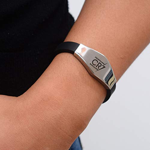 XDBY Boys Sport Bracelet - Pulsera De Acero Inoxidable - Pulsera De Silicona - Estrella De Cine Hombres, Mujeres Y Niños (Color : Mesut Ozil)