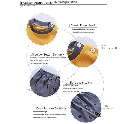 XM-Amigo Conjunto térmico de 3 Capas de Base para niños – Parte Superior e Inferior, Ropa Interior térmica para niñas/niñas, Ropa Interior Larga y Pantalones Largos, Pijamas térmicos Largos