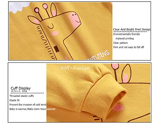 XM-Amigo Conjunto térmico de 3 Capas de Base para niños – Parte Superior e Inferior, Ropa Interior térmica para niñas/niñas, Ropa Interior Larga y Pantalones Largos, Pijamas térmicos Largos