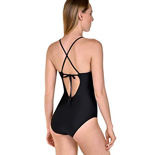 YANFANG Bañador para Mujer, Conjunto de Ropa de Playa de Traje de baño con Estampado de Bikini de Vendaje de una Pieza Sexy
