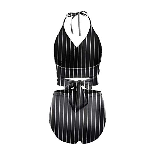 YANFANG BañAdores Mujer BrasileñO,Bikini De Traje BañO 2 Piezas con Estampado Floral Y Cintura Alta Cruzada para Mujer,Bikinis BrasileñOs,Bikinis Alta,Multicolor,S-XL