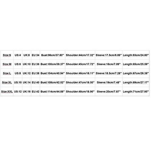 YANFANG Camiseta de Manga Corta Estampada con Letras de Moda Casual para Mujer,túnica para Mujer, Ajuste Delgado, Informal, con puños elásticos,Negro, Blanco, Verde