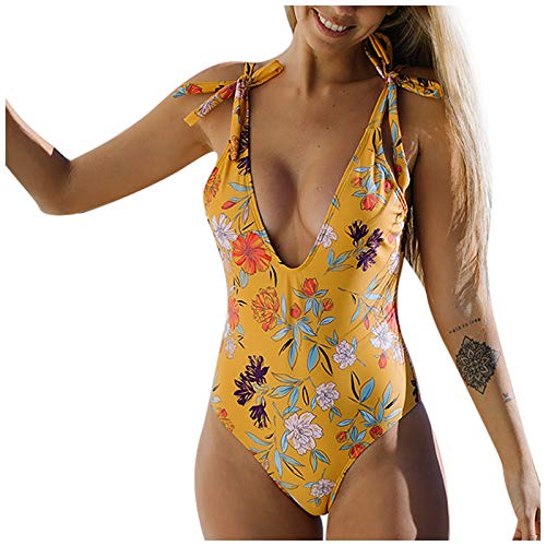 YANFANG Conjunto de Bikini de Encaje sólido para Mujer Push up Ropa de Playa Traje de baño Acolchado,Bikini de Moda de Verano Push Up Traje de baño Acolchado