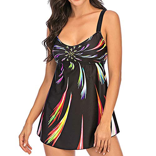 YANFANG Traje de baño para Mujer Bikini Tankini con Estampado de Talla Grande Sexy Ropa de Playa bañador Sujetador Traje de baño lencería Acolchado Elegante para Invierno Verano