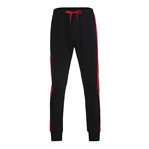 YanHoo Pantalones de chándal Sueltos Ocasionales de la Aptitud del Deporte de los Hombres de la Moda Que activan Pantalones de Jogging Camuflaje Militar