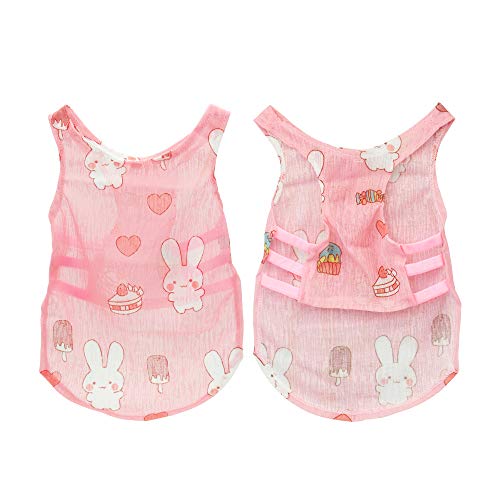 YAODHAOD Ropa para Perros, Lindas Camisas para Perros, Camisas para Cachorros de Verano, Camisas para Perros con Protector Solar, Ropa para Perros de Vacaciones Hawaianas (4 Piezas,XL)