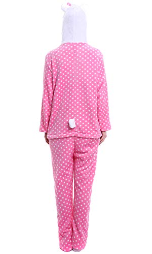 YAOMEI Adulto Unisexo Onesies Kigurumi Pijamas, Mujer Hombres Traje Disfraz Animal Pyjamas, Ropa de Dormir Halloween Cosplay Navidad Animales de Vestuario (S, Bote)
