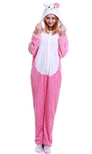 YAOMEI Adulto Unisexo Onesies Kigurumi Pijamas, Mujer Hombres Traje Disfraz Animal Pyjamas, Ropa de Dormir Halloween Cosplay Navidad Animales de Vestuario (S, Bote)