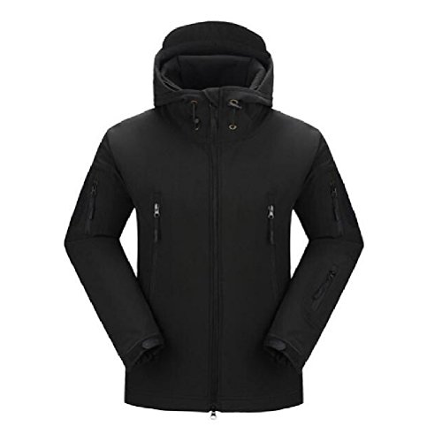 YFNT Impermeable Militar Táctica Lucha contra la Chaqueta de Softshell Camping Al Aire Libre Caminar Camuflaje Hoodie Coat