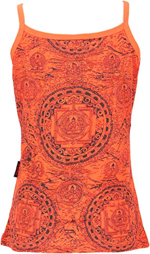 Yoga Top Mandala Naranja / Tops y camisetas, naranja 38