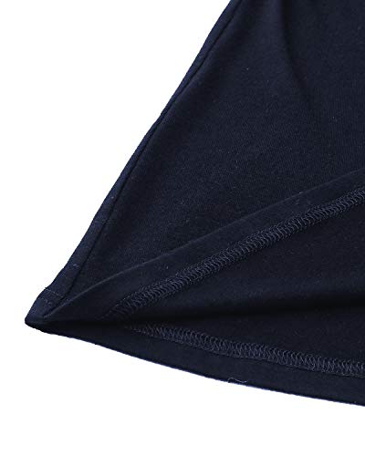 YOINS Blusa de manga corta con hombros descubiertos para mujer, blusa de manga larga, blusa de encaje, informal, cuello de barco