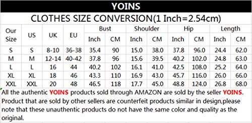 YOINS Camiseta para Mujer Manga Larga Elegante Blusa Suelta de Cuello Redondo Camisa con Estampado Camisetas Básica Informal T-Shirt Rojo-Nuevo L