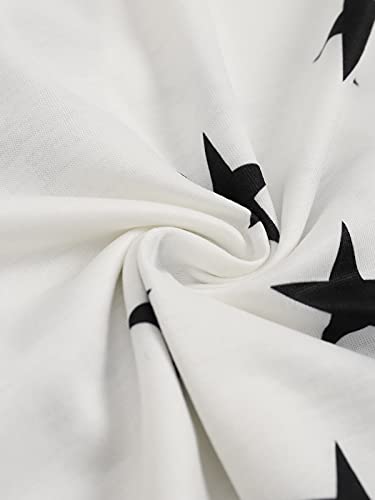 YOINS Camiseta Sin Mangas Mujer Tops Cortos de Verano Casual Camisas Sexy Blanco XL