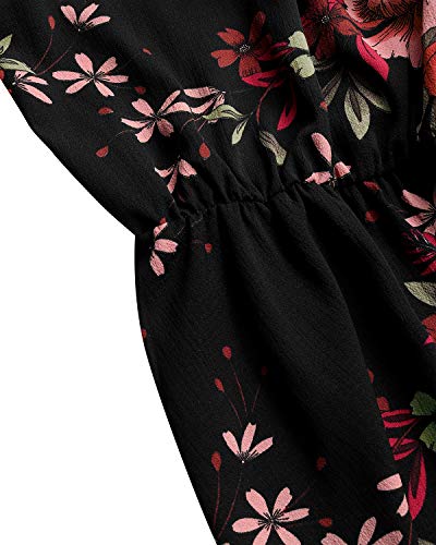 YOINS - Mono Corto para Mujer, de una Pieza, sin Hombros, con Hombros Descubiertos, Parte Superior