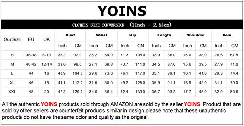 YOINS Mujeres Verano Sin Mangas Playsuits Casual Dungarees Rayas Strappy Monos Cortos Peleles Amarillo amarillo XXL