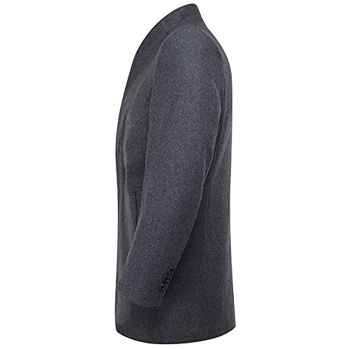 YOUTHUP Abrigos para Hombre Sobretodo de Invierno de Mezcla de Lana Chaquetas Slim Fit Casuales