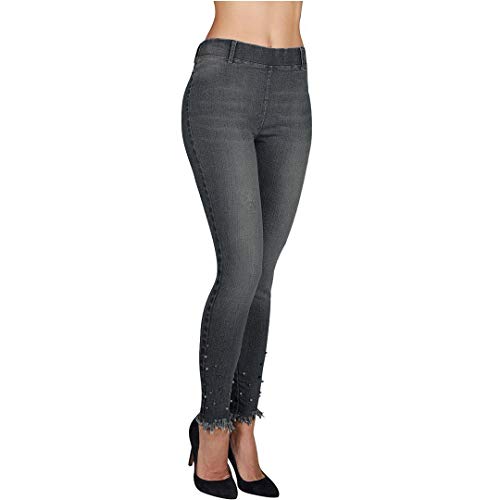YSABEL MORA - Jegging Push-UP Mujer Color: Negro Jeans Talla: S