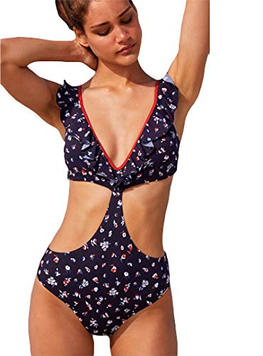 YSABEL MORA - Trikini Copa B Cardiff Mujer Color: Marino Talla: 95