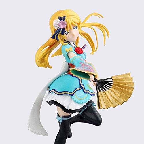 yunge ¡Ama Vive! Anime Doll Kimono Ellie Versión Estatua Muñeca Escultura Juguete Decoración Modelo Figura 17cm de Altura