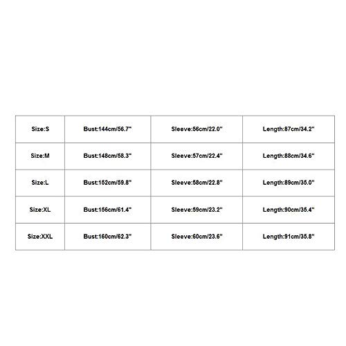 Yvelands Moda Mujer Chaqueta de Gasa Smock Leopard Estampado Media Manga Moda Cubierta Larga Top(Marrón,M)