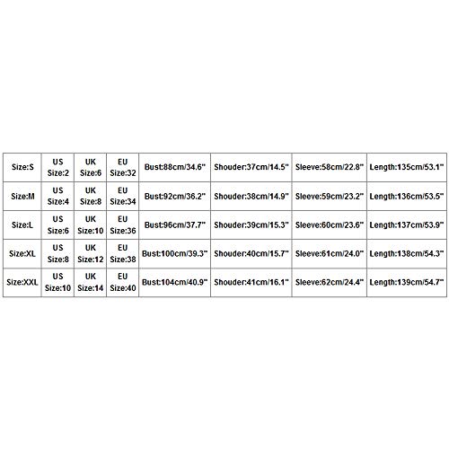 Yvelands Womens Winter Lapel Slim Coat Trench Chaqueta Larga Parka Overcoat Outwear Top Blusa(Green,L)