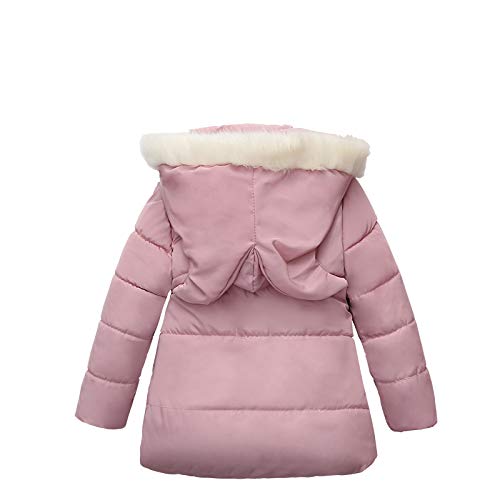 YWLINK Abrigo De AlgodóN NiñA Invierno Abrigo Casual Plus Terciopelo Grueso Chaqueta con Capucha Y Cremallera 12-24 Meses 1-3 AñOs Bebe Unisex Abrigo Diario Regalo De CumpleañOs