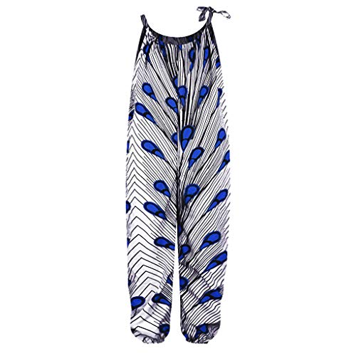YWLINK Mono Estampado Digital Dashiki Africano NiñA Estilo Nacional Mono Holgado Sin Tirantes con Hombros Al Aire Y Verano Ajustable Ropa Casual NiñA Petos Pantalones De Trabajo(Blanco,8-10 años)
