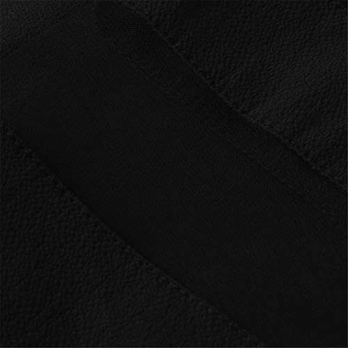 YWLINK Mujer Casual Vestidos De Fiesta Cortos Faldas De Suelto con Manga 3/4 Y Cuello Redondo De Malla Vestido De Trabajo Informal Ajustado con Rayas Transparentes De Malla Sexy Vestido para Fiesta