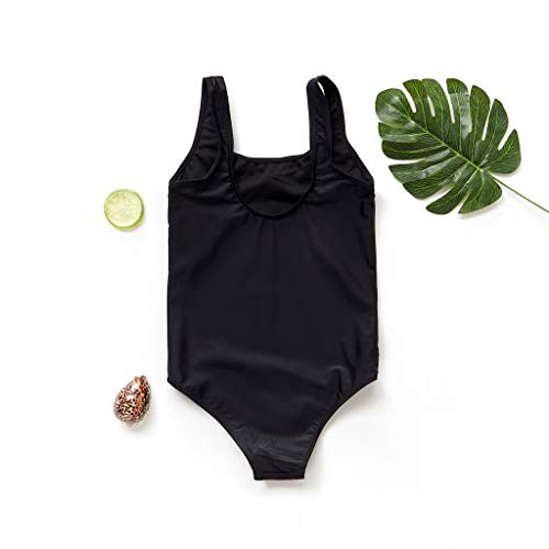 YWLINK Traje De BañO De Verano Mono Sin Mangas para NiñA Mezcla De AlgodóN BañAdor con Estampado De PiñA Un Traje De BañO Bikini Protector Solar De Playa Ropa De NatacióN