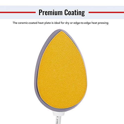 Z ZELUS Mini Prensa de Calor 9x5.8CM con Pantalla LED Mini Máquina de Prensado de Calor Portátil Prensa Térmica para DIY Camisetas, Bolsas, Zapatos y Sombreros