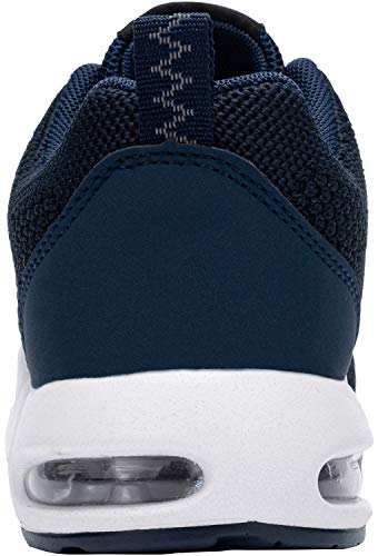 Zapatos de Seguridad Mujer,Zapatillas de Seguridad Zapatos de Trabajo Calzado de Trabajo con Punta de Acero Ligeros(Vestido Azul,36)