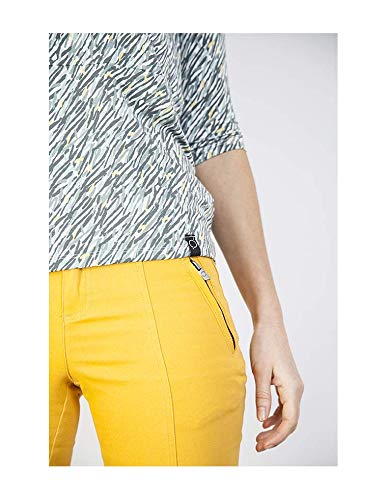 ZERGATIK - Chaqueta COMBINADA Cuello Envolvente 'XANPO' Mujer Color: Verde Talla: S