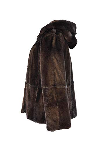 Zerimar Chaqueta Vison Peletería | Chaquetas Mujer | Chaquetas Mujer Pelo | Chaqueta Elegante Mujer | Abrigo Mujer | Abrigo Mujer Pelo