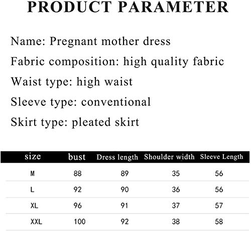 ZHANG Moda para Madres Embarazadas Que Salen en Posparto Vestido de Suéter de Punto de Longitud Media Suelto Tallas Grandes,Beige-3XL