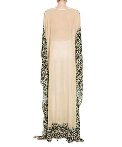 zhbotaolang Vestidos de los Arabes Mujer - Caftan Musulman Abrigo Maxi Largo Elegantes Abaya Dubai Gasa