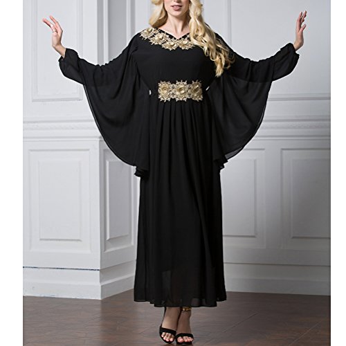 Zhuhaitf Musulmán Abaya Vestir Kaftan/Caftan Ropa Islámica Turcos Vestidos para Mujeres Dubai Elegante Marruecos Talla Grandes