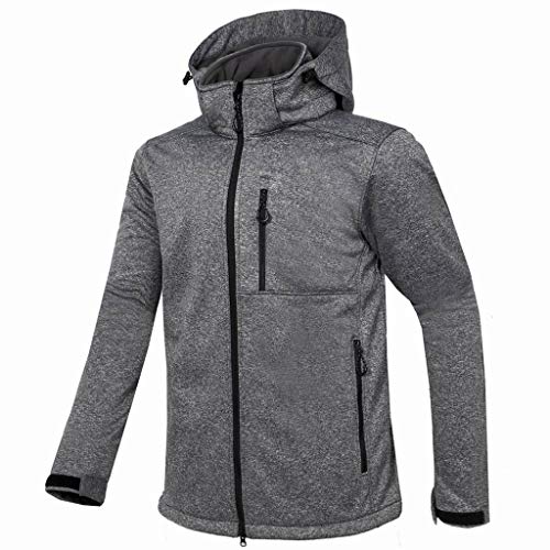 ZODOF Chaqueta de Hombre Trekking Cortavientos Abrigo Casual Impermeable Chaqueta de Invierno Hombre esquí Chaqueta Trekking Hombre Windbreaker para alpinista Senderismo al Aire Libre