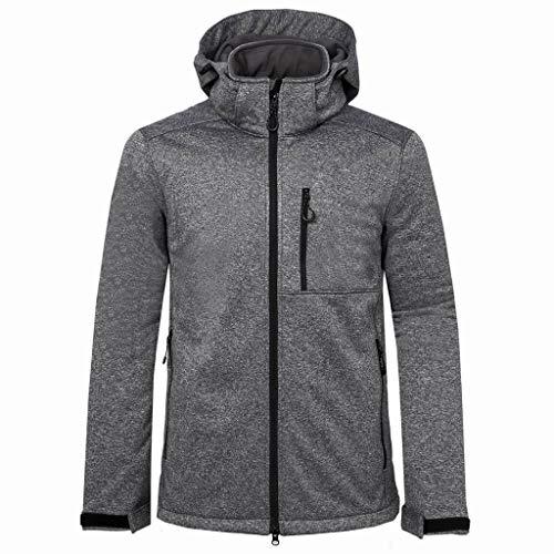 ZODOF Chaqueta de Hombre Trekking Cortavientos Abrigo Casual Impermeable Chaqueta de Invierno Hombre esquí Chaqueta Trekking Hombre Windbreaker para alpinista Senderismo al Aire Libre